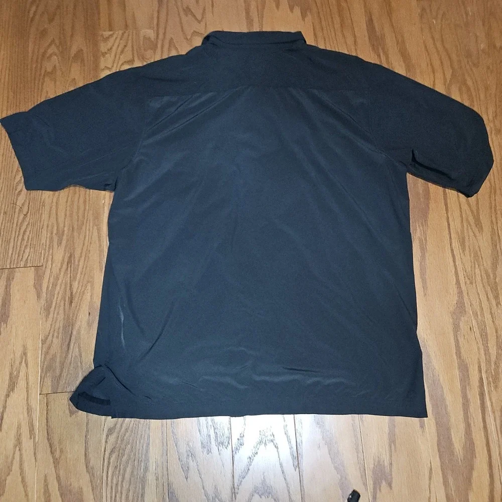 Nike Dri Fit Button Up Shirt Men's‎ Size 2XL UNC Charlotte 49ers Black UNCC